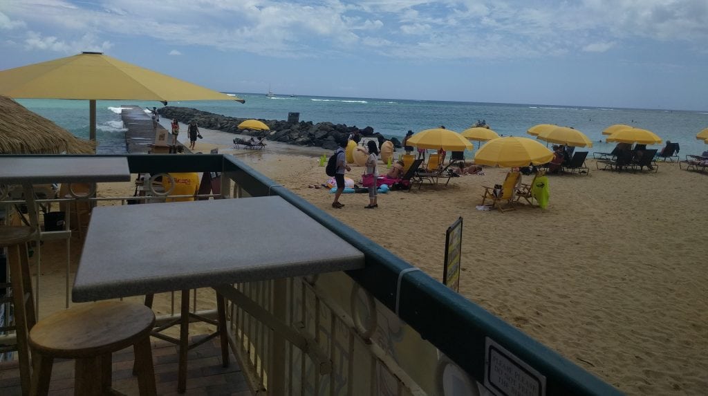 view from the boardwalk honolulu