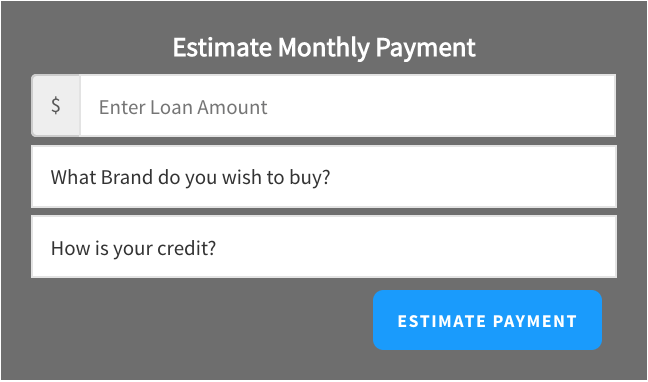 Estimate Monthly Payment