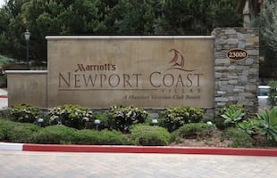 Marriott Newport Coast Entrance